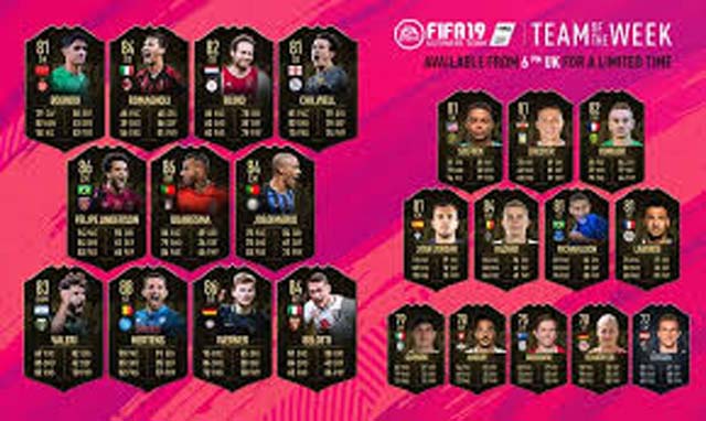FIFA 19 TOTW 8 FIFA 19 TOTW 8